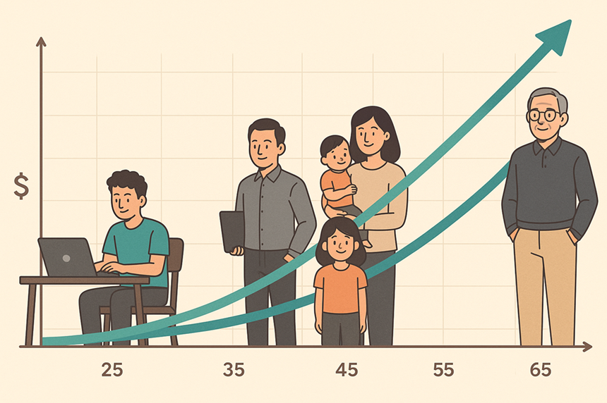 Estimated Earnings of an IT Individual : A 40-Year Projection